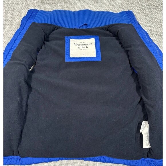 Abercrombie & Fitch Blue Puffer Vest - Picture 7 of 9